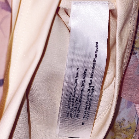 Light Pink Chiffon Bell Sleeve Flower Dress - Picture 11 of 11